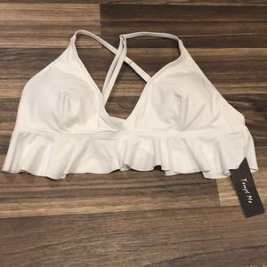 Women’s white Bikini Top